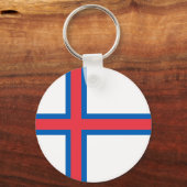 Faeröer Sleutelhanger (Voorkant)