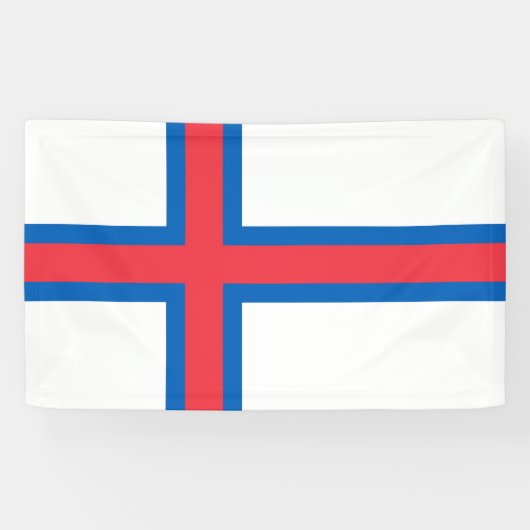 Faeröer Spandoek (Horizontaal)
