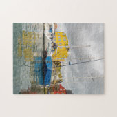 Faeröer | Tórshavn Harbour Legpuzzel (Horizontaal)