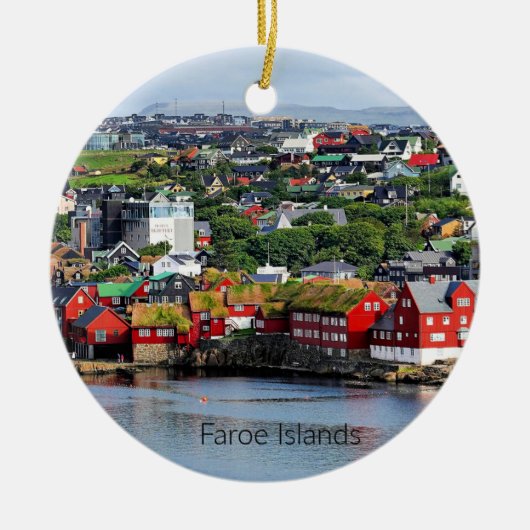 Faeröer (Torshavn) Keramisch Ornament (Voorkant)