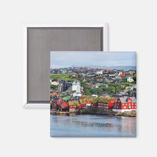 Faeröer (Torshavn) Magneet (Voorkant / Achterkant)