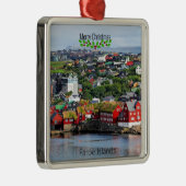 Faeröer (Torshavn) Metalen Ornament (Rechts)