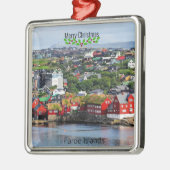 Faeröer (Torshavn) Metalen Ornament (Links)