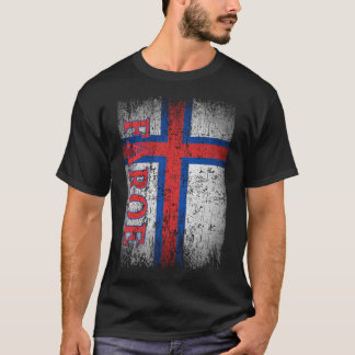 Faeröer Vlag Gift Vrouwen Mannen Kinderen Faeröer T-shirt