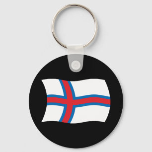 Faeröer Vlag Sleutelhanger