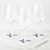 Faeröer Wijnglaslabel (Set)