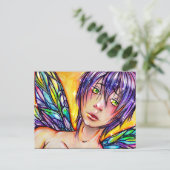 Faery Boy Briefkaart (Staand voorkant)