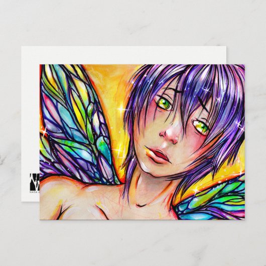 Faery Boy Briefkaart (Voorkant / Achterkant)
