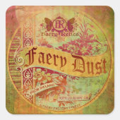 Faery Dust Vierkante Sticker (Voorkant)