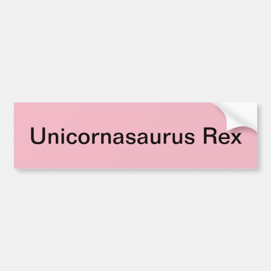 Faery Fairy Other kin dinosaur unicorn pegasaurus Bumpersticker (Voorkant)
