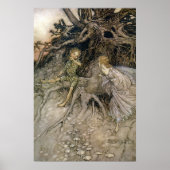 Faery, MidSummer Night's Dream, Rackham 16 W x 24  Poster (Voorkant)