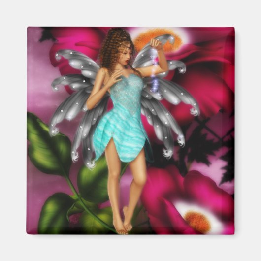 Faery Roos Magnet (Voorkant)