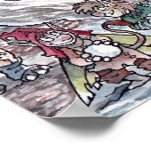 Faery Snowball Fight Poster (Hoek)