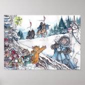 Faery Snowball Fight Poster (Voorkant)
