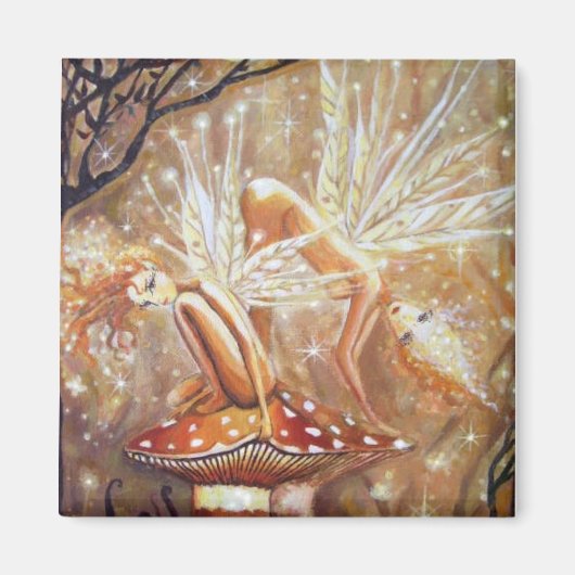 Faery/Sprites magneet - " Earth Sprites" (Voorkant)