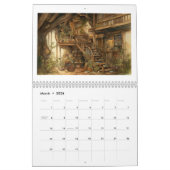 Faery Tale Treehouse Interiors 2024 Calendar Kalender (Mar 2026)