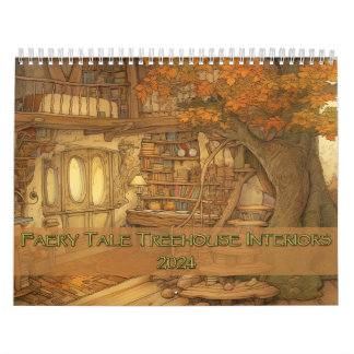 Faery Tale Treehouse Interiors 2024 Calendar Kalender