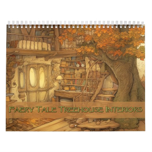 Faery Tale Treehouse Interiors Calendar Kalender (Hoes)
