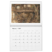 Faery Tale Treehouse Interiors Calendar Kalender (Feb 2027)
