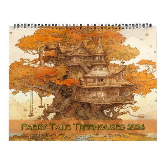 Faery Tale Treehouses kalender 2024 (Hoes)