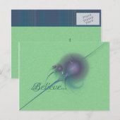 Faery Wand Abstracte Art Briefkaart (Voorkant / Achterkant)