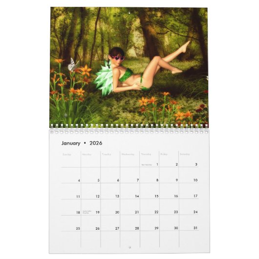 Faeryland Fairy Kalender (Jan 2026)