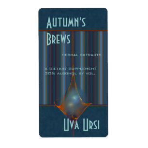 Faetini Faery Martini Art Etiket