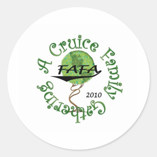 FAFA RONDE STICKER (Voorkant)