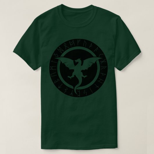 Fafnir Dragon Viking Sigurd Norse Mythology T-shirt (Design voorkant)