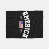 Fafo Camo Vlag Fleece Deken (Voorkant (Horizontaal))
