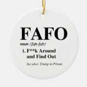 FAFO-definitie Keramisch Ornament (Voorkant)