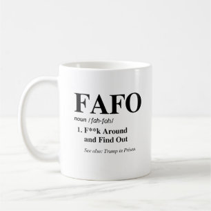 FAFO-definitie Koffiemok