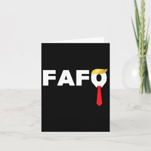 Fafo F in de buurt ontdekt dat Trump schuldig is a Kaart