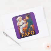 FAFO Fearless Older Woman–Bold Kick Sticker (Envelop)