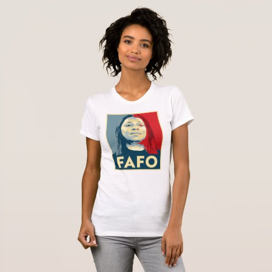 FAFO: Letitia James T-shirt (Voorkant volledig)