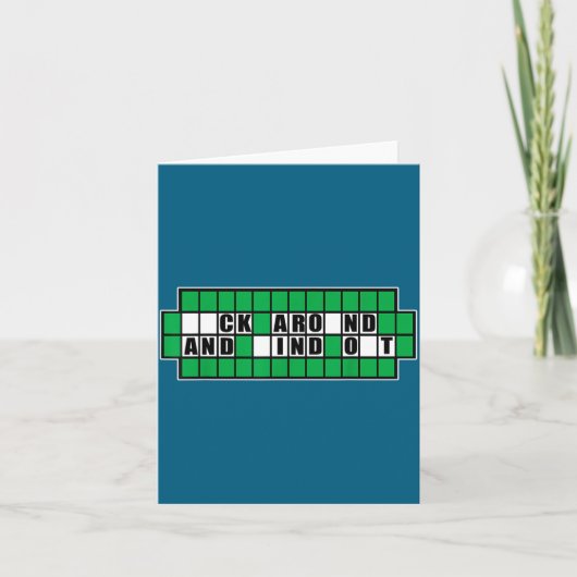 Fafo Los Puzzel Rondom Vind Illustratie Kaart (Voorkant)