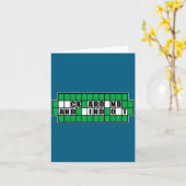 Fafo Los Puzzel Rondom Vind Illustratie Kaart (Gele Bloem)
