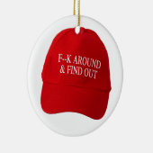 FAFO-Pet Keramisch Ornament (Rechts)