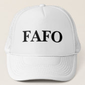 FAFO Trucker Hat Pet (Voorkant)