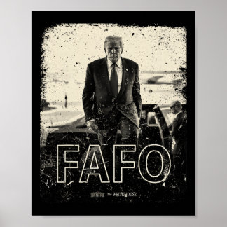 Fafo Trump Getergde President Trump Fafo Poster