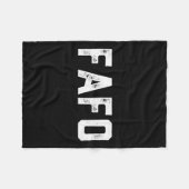 Fafo Trump Premium Fleece Deken (Voorkant (Horizontaal))