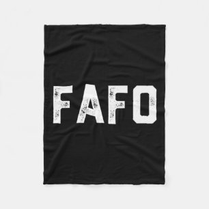 Fafo Trump Premium Fleece Deken