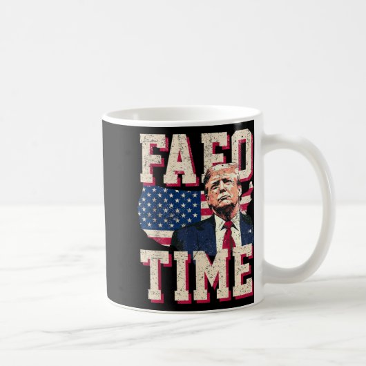 Fafo Trump vlag grappig Koffiemok (Rechts)