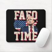Fafo Trump vlag grappig Muismat (Met muis)