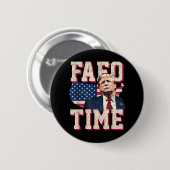 Fafo Trump vlag grappig Ronde Button 5,7 Cm (Voorkant /achterkant)