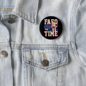 Fafo Trump vlag grappig Ronde Button 5,7 Cm (In situ)