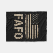 Fafo-vlag Fleece Deken (Voorkant (Horizontaal))