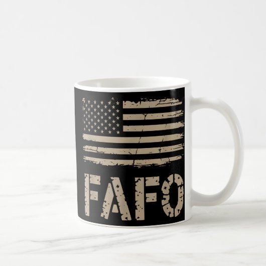 Fafo-vlag Koffiemok (Rechts)