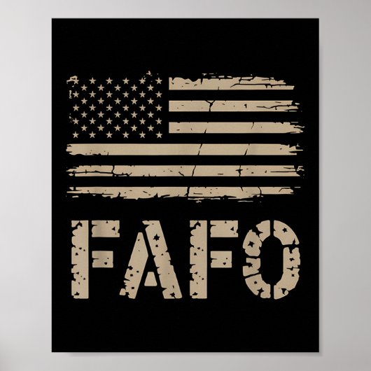 Fafo-vlag Poster (Voorkant)