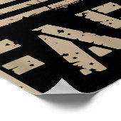 Fafo-vlag Poster (Hoek)